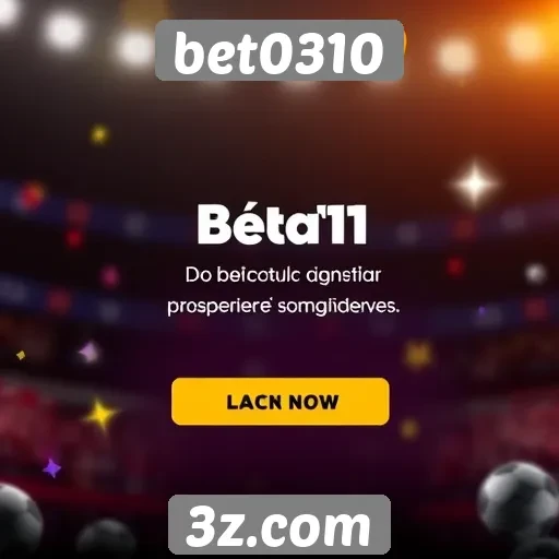 Promoções e bônus oferecidos pelo bet0310